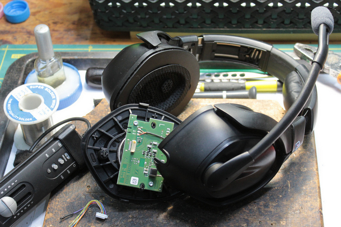 Sennheiser S1 Passive pilóta headset javítás